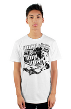 Load image into Gallery viewer, Rock N Roll Riot!! Men's white tultex mens t shirt