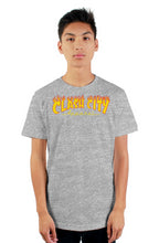 Load image into Gallery viewer, Clash City Apparel Flaming Logo tultex mens t shirt