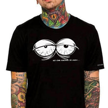 Load image into Gallery viewer, Stoner No One Knows I’m High bloodshot eyes tultex mens t shirt
