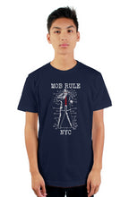 Load image into Gallery viewer, MOB RULE NYC Black tultex mens t shirt