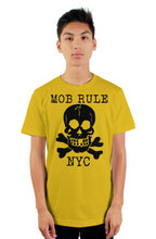 Load image into Gallery viewer, MOB RULE NYC BLACK SKULL tultex mens t shirt