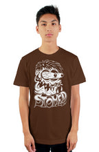 Load image into Gallery viewer, STONED! Stoner 4/20 Crazy face tultex mens t shirt