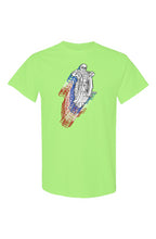 Load image into Gallery viewer, Riding High Daredevil Skull USA Neon T Shirts
