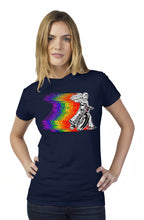 Load image into Gallery viewer, Daredevil Pride Biker Girl Exclusive tultex womens t shirt