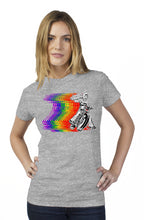 Load image into Gallery viewer, Daredevil Pride Biker Girl Exclusive tultex womens t shirt