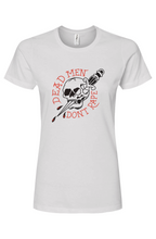 Load image into Gallery viewer, DMDR Traditional Skull Tattoo design Women's Premium Cotton T-Shirt
