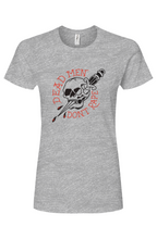 Load image into Gallery viewer, DMDR Traditional Skull Tattoo design Women's Premium Cotton T-Shirt