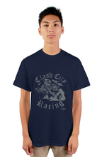Load image into Gallery viewer, Clash City Racing Weirdoh Hot Rod gildan mens tshirt