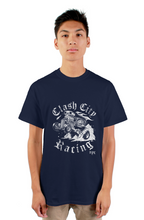 Load image into Gallery viewer, Clash City Apparel Hot Rod Weirdoh White gildan mens tshirt