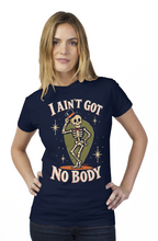 Load image into Gallery viewer, Halloween I Ain t Got No Body tultex womens t shirt