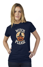 Load image into Gallery viewer, Halloween WITCH PLESSE Pumpkin tultex womens t shirt
