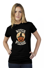 Load image into Gallery viewer, Halloween WITCH PLESSE Pumpkin tultex womens t shirt