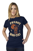 Load image into Gallery viewer, Halloween Freaky Boo Tiki tultex womens t shirt