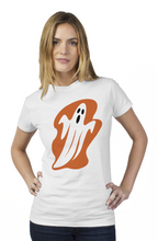 Load image into Gallery viewer, Halloween Ghost tultex womens t shirt