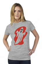 Load image into Gallery viewer, Halloween Ghost tultex womens t shirt