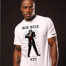 Load image into Gallery viewer, Mob Rule NYC White tultex mens t shirt