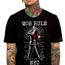 Load image into Gallery viewer, MOB RULE NYC Black tultex mens t shirt