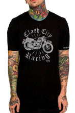 Load image into Gallery viewer, Clash City Racing Cafe Racer gildan mens tshirt