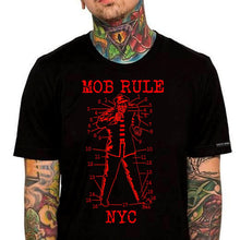 Load image into Gallery viewer, MOB RULE NYC Black tultex mens t shirt