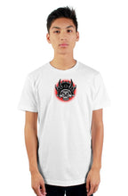 Load image into Gallery viewer, Space Punks Biker white tultex mens t shirt