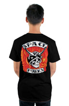 Load image into Gallery viewer, Space Punks Dokuro Black tultex mens t shirt