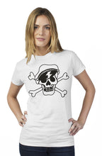 Load image into Gallery viewer, Limited Edition Signature Series Skull White womens t shirt