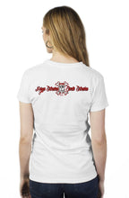 Load image into Gallery viewer, Weirdoh Extrana white womens t shirt