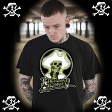 Load image into Gallery viewer, Capt Kidd Fighting Furies Black Retro mens t shirt