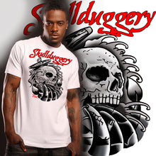 Load image into Gallery viewer, SKULLDUGGERY Men's white T Shirt