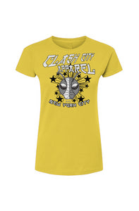 RIDER KICK BUG HEAD Sunshine yellow Tultex Womens Fine Jersey T-Shirt