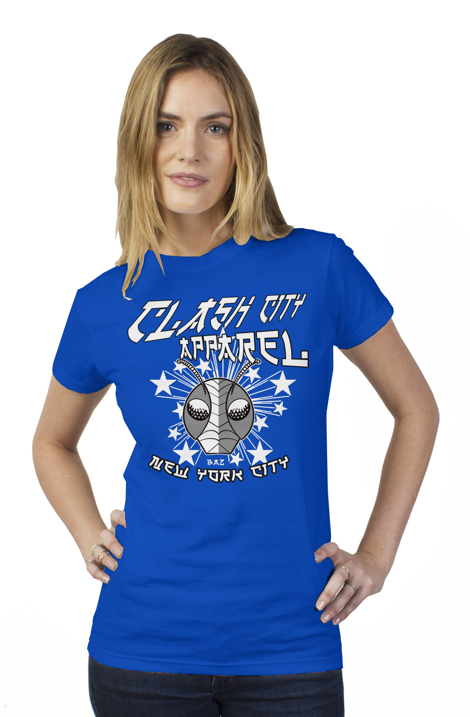 Clash City Apparel BUG HEAD tultex womens t shirt