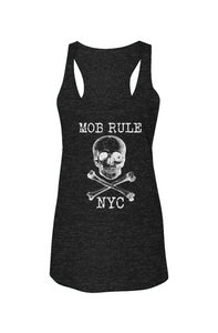 Mob Rule Skull Triblend Racerback Tank