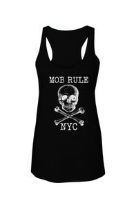 Mob Rule Skull Triblend Racerback Tank
