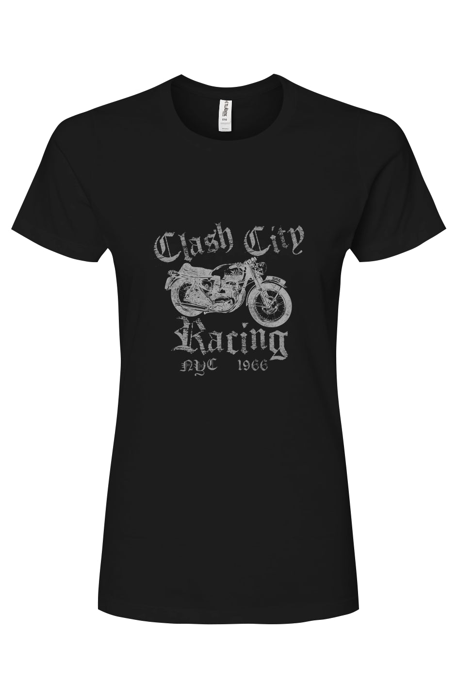 Clash CityRacing Cafe Racer Women's Premium Cotton T-Shirt