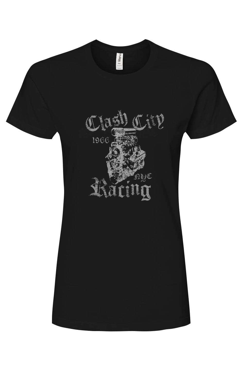 Clash City Racing Big Block Women's Premium Cotton T-Shirt