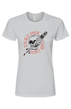 Load image into Gallery viewer, DMDR Traditional Skull Tattoo design Women's Premium Cotton T-Shirt
