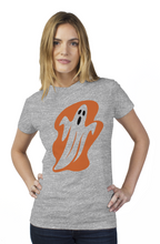 Load image into Gallery viewer, Halloween Ghost tultex womens t shirt
