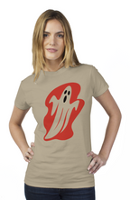 Load image into Gallery viewer, Halloween Ghost tultex womens t shirt

