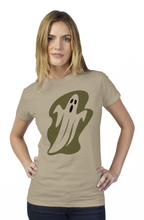 Load image into Gallery viewer, Halloween Ghost tultex womens t shirt
