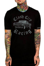 Load image into Gallery viewer, Clash City Racing Mustang Drag Racer gildan mens tshirt
