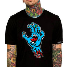 Load image into Gallery viewer, Clash City Tattoo Screaming Vampire Hand tultex mens t shirt
