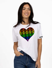 Load image into Gallery viewer, Pride Skull Heart Women's Premium Cotton T-Shirt
