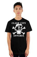 Load image into Gallery viewer, Clash City Covid Skull tultex mens t shirt
