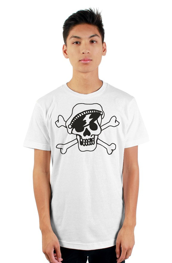 Limited Edition Signature Series Skull white mens t shirt