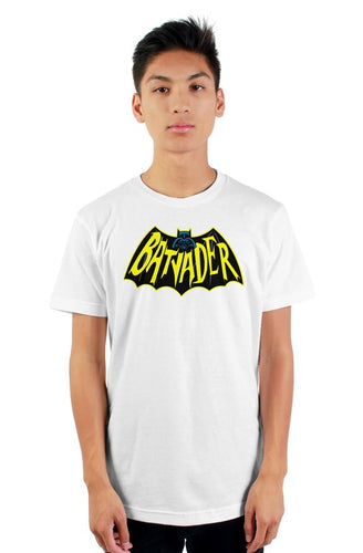 BatVader White mens t shirt