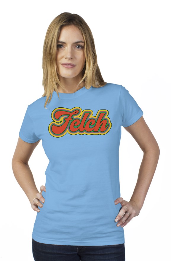 FELCH Baby blue womens t shirt