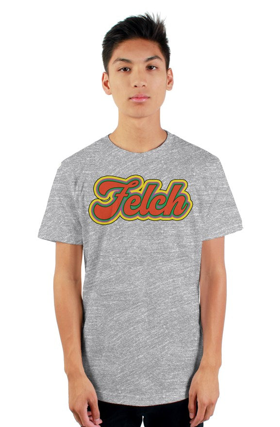 FELCH grey men's t shirt