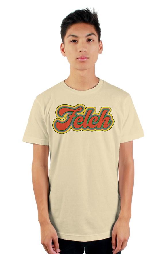 FELCH Vintage white mens t shirt