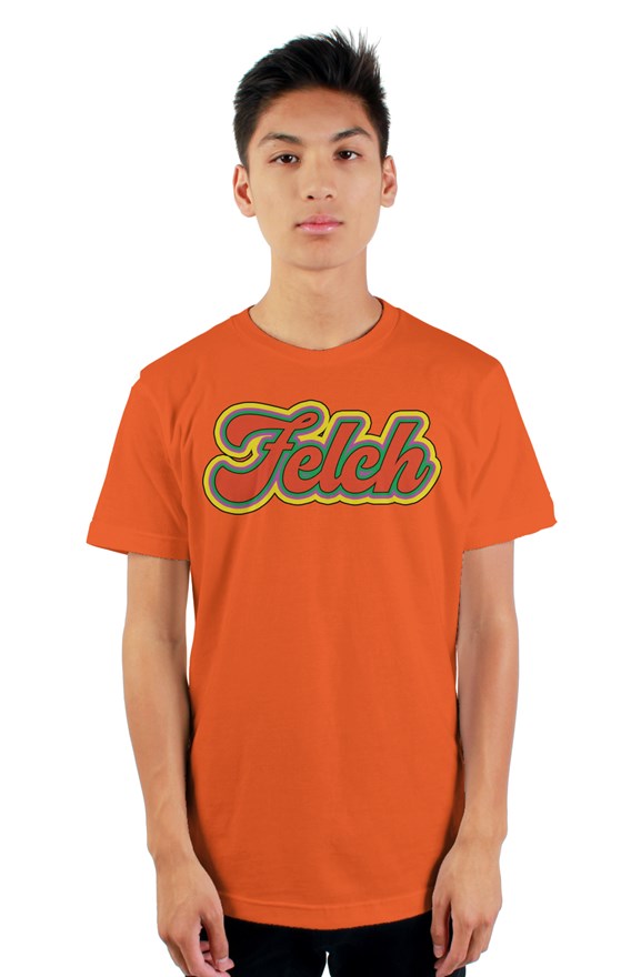 FEELCH Orange men's t shirt