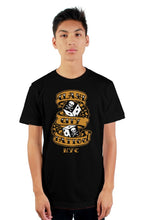 Load image into Gallery viewer, Clash City Tattoo Dice and Skulls design tultex mens t shirt
